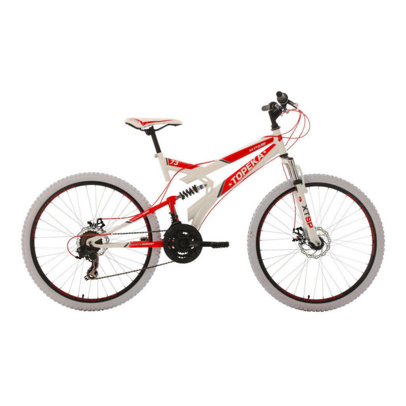 KS-Cycling Mountain-Bike Topeka 26 Zoll Rahmenhöhe 44 cm 21 Gänge weiß weiß ca. 26 Zoll