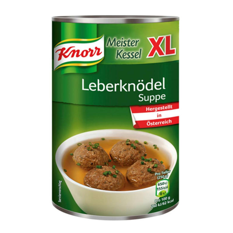 Knorr Meisterkessel XL Leberknödelsuppe