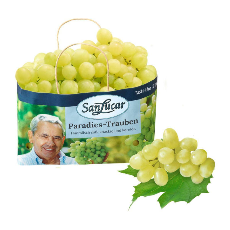 SanLucar Trauben weiß kernlos aus Italien