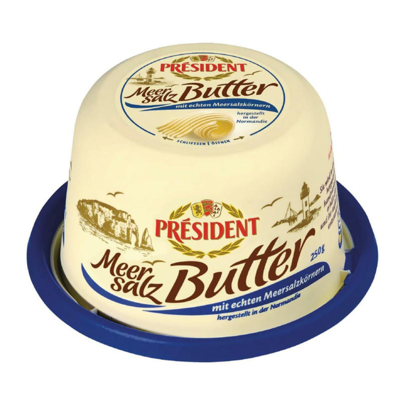 Président Meersalz-Butter