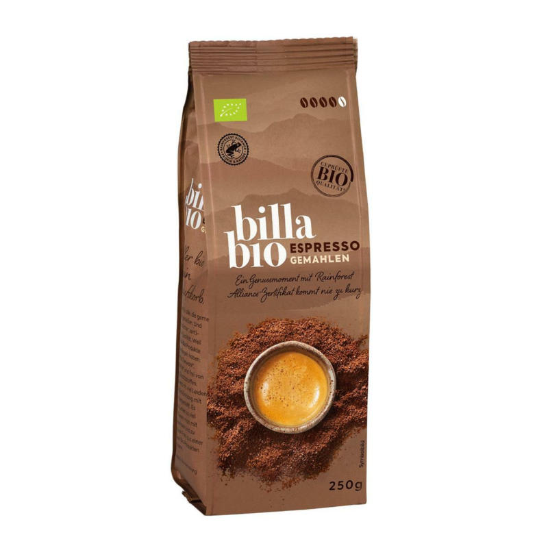 BILLA Bio Espresso Gemahlen