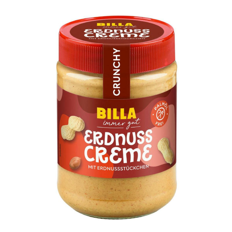 BILLA Erdnusscreme Crunchy