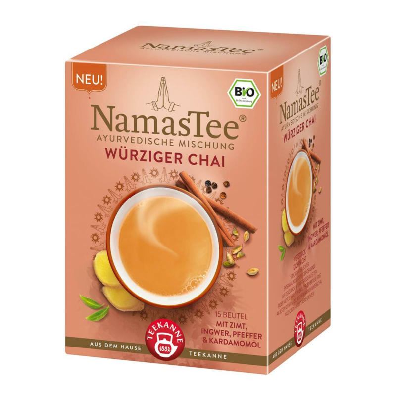 Teekanne Namastee würziger Chai