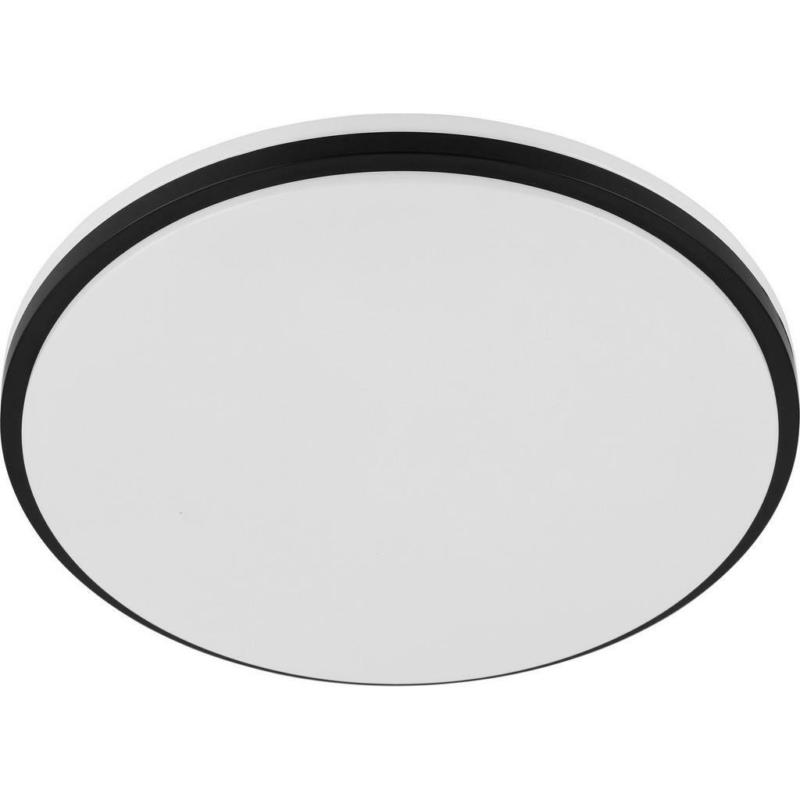 EDI-Light Deckenleuchte Marunella 75438 schwarz weiß Metall Kunststoff H/D: ca. 6,5x34 cm