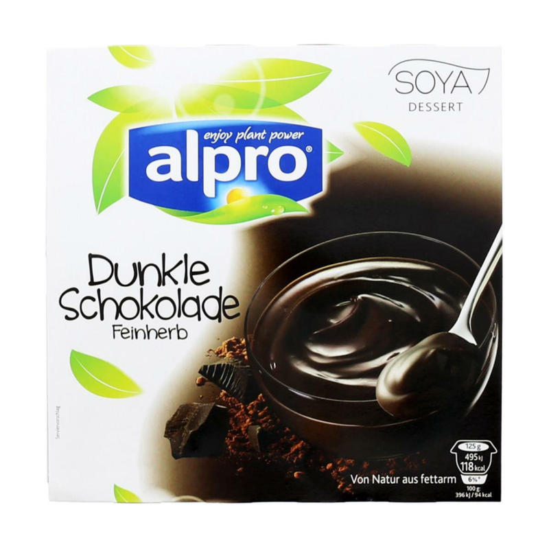 Alpro Soja Dessert Dunkle Schokolade
