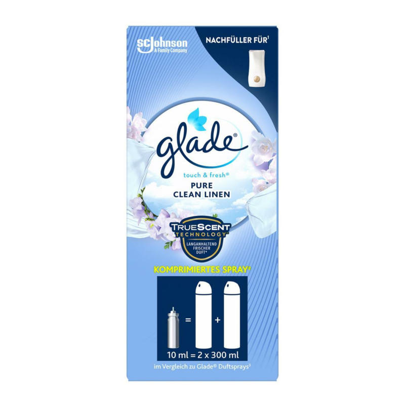 Glade Touch & Fresh Pure Clean Linen Minispray Nachfüller