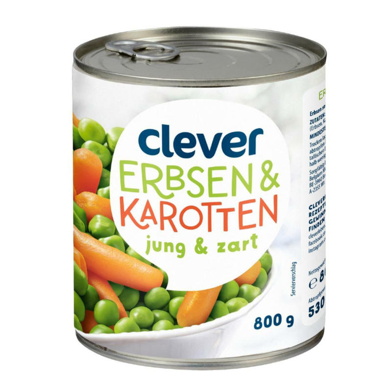 Clever Erbsen & Karotten
