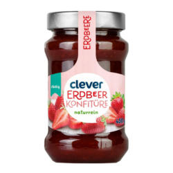 Clever Erdbeer Konfitüre Extra
