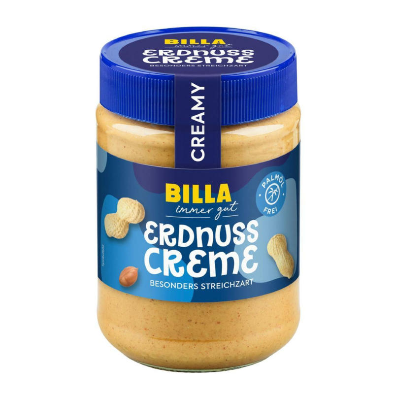BILLA Erdnusscreme Creamy