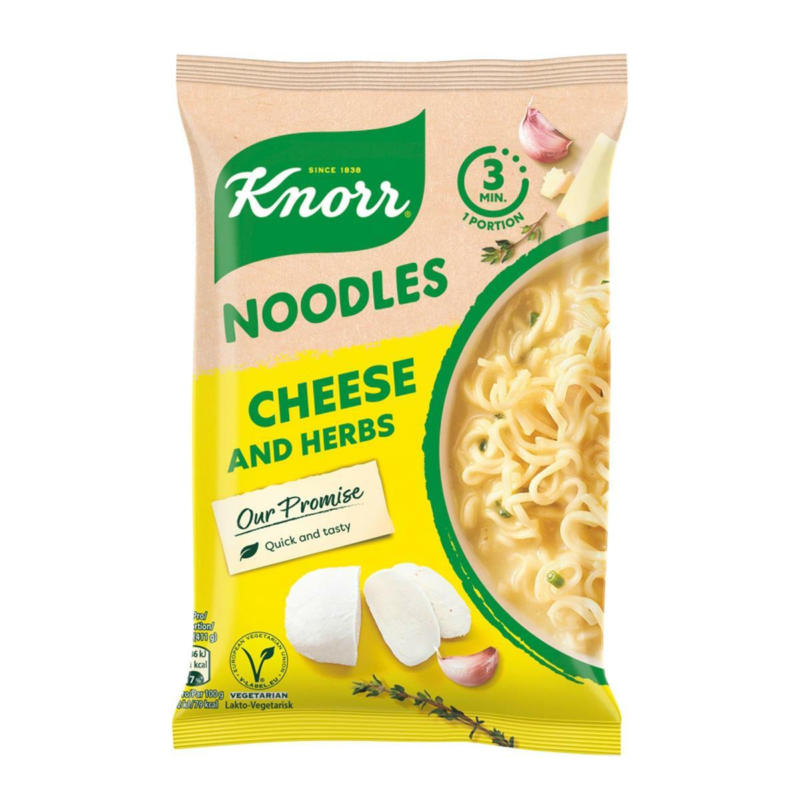 Knorr Noodles Käse und Kräuter