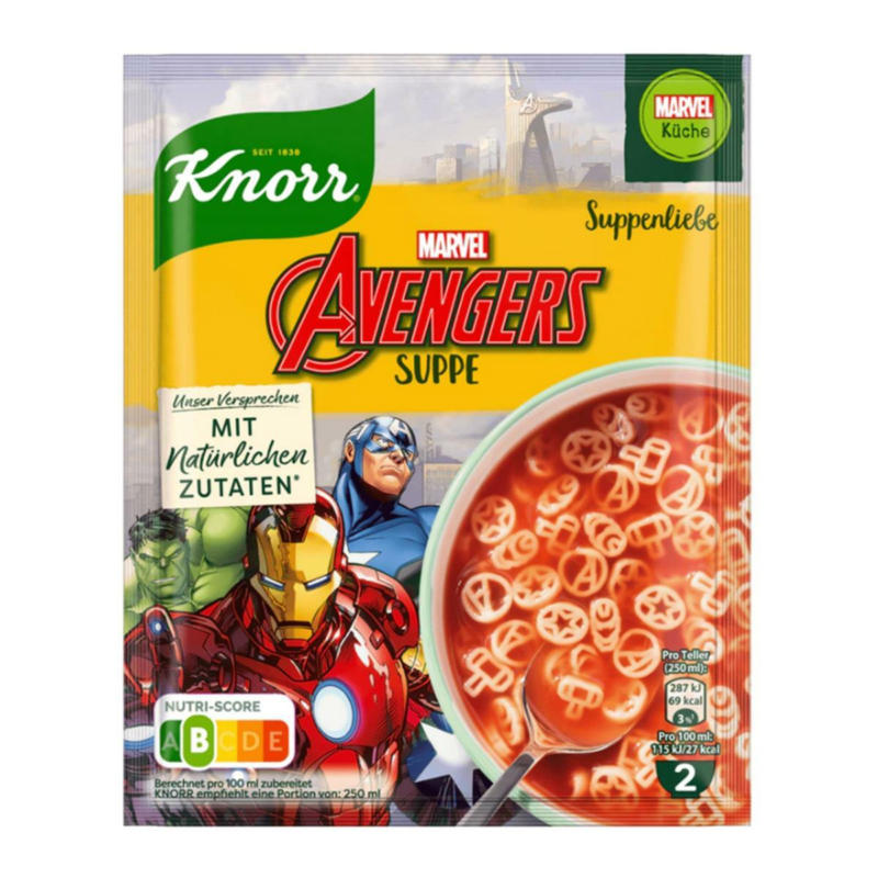 Knorr Disney Suppe Avengers Tomate