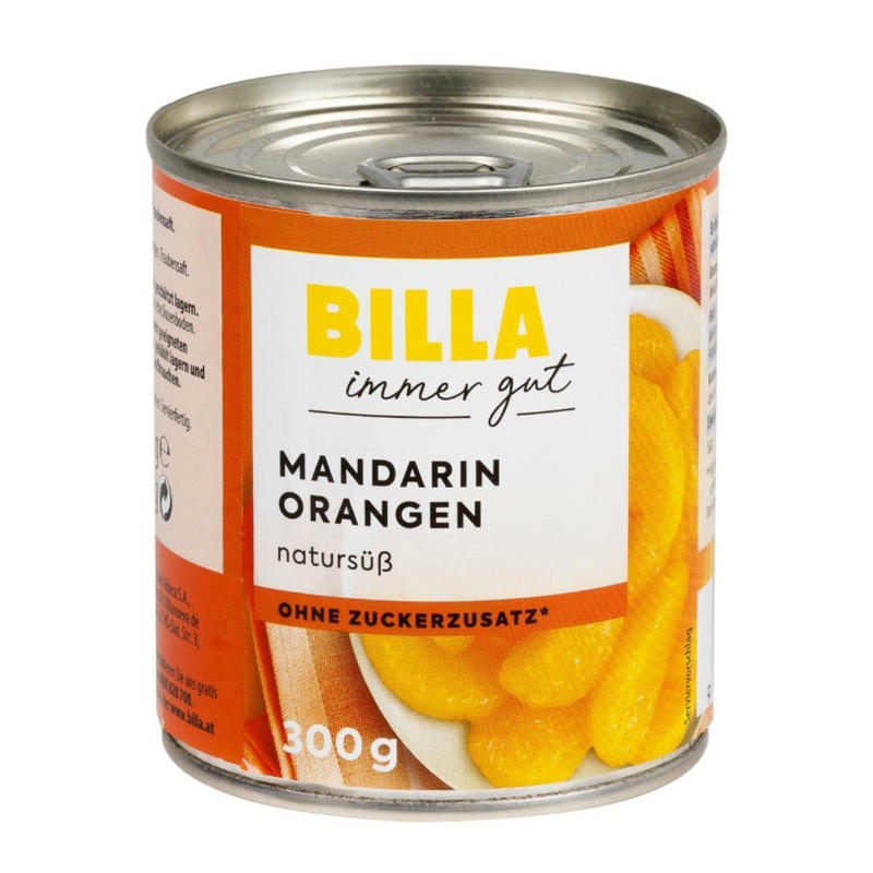BILLA Mandarin Orangen natursüß