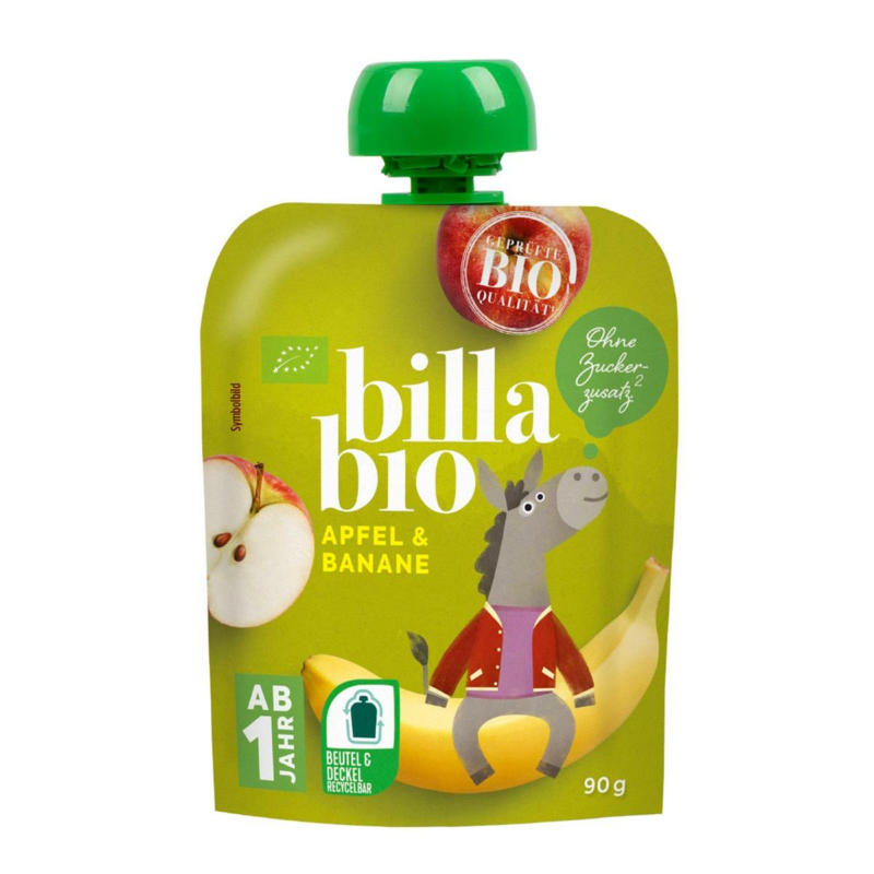 BILLA Bio Obstmus Apfel & Banane