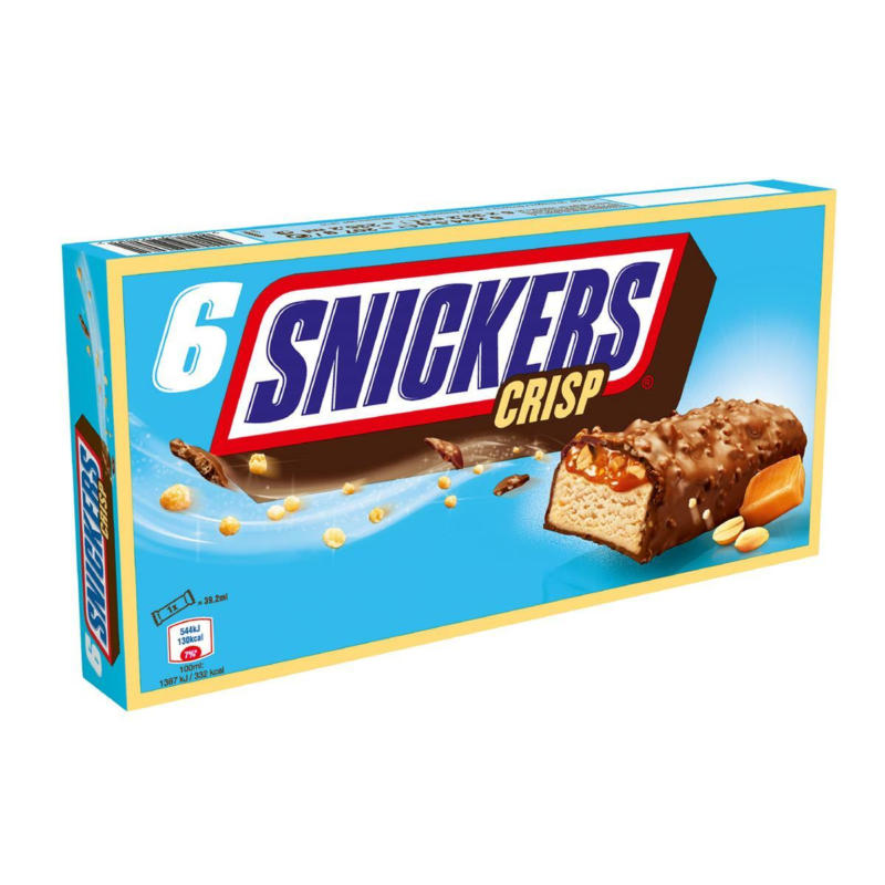 Snickers Crisp Ice Cream 6er