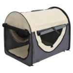 POCO Einrichtungsmarkt Bardowick PawHut Hundetransportbox dunkelgrau Stoff B/H/L: ca. 51x59x70 cm