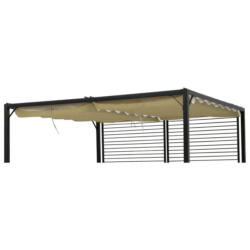 Grasekamp Ersatzdach für Flachdachpergola Venecia beige Polyester-Mischgewebe B/L: ca. 142x295 cm