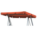 POCO Einrichtungsmarkt Biberach Grasekamp Ersatzdach für Hollywoodschaukel orange Kunststoff B/H/L: ca. 145x18x200 cm