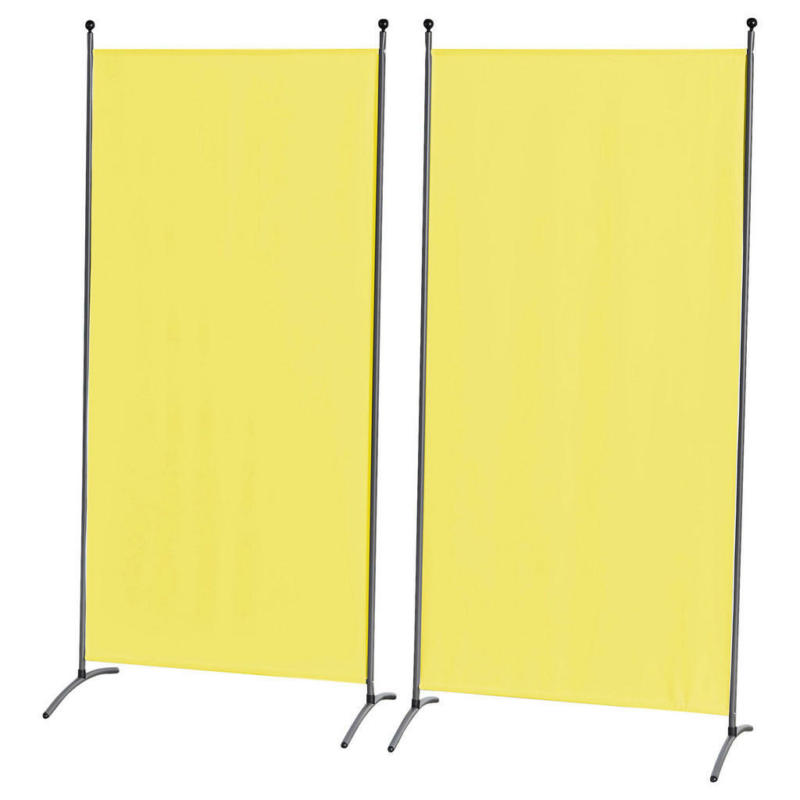 Grasekamp Doppelpack Stellwand gelb Polyester-Mischgewebe B/H: ca. 85x180 cm