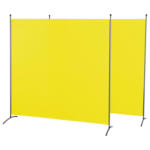 POCO Einrichtungsmarkt Osnabrück-Fledder Grasekamp Doppelpack Stellwand gelb Polyester-Mischgewebe B/H: ca. 180x180 cm