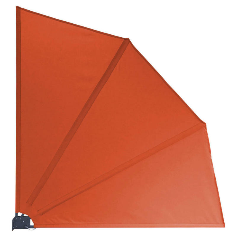 Grasekamp Balkonfächer orange Polyester-Mischgewebe B/L: ca. 140x140 cm