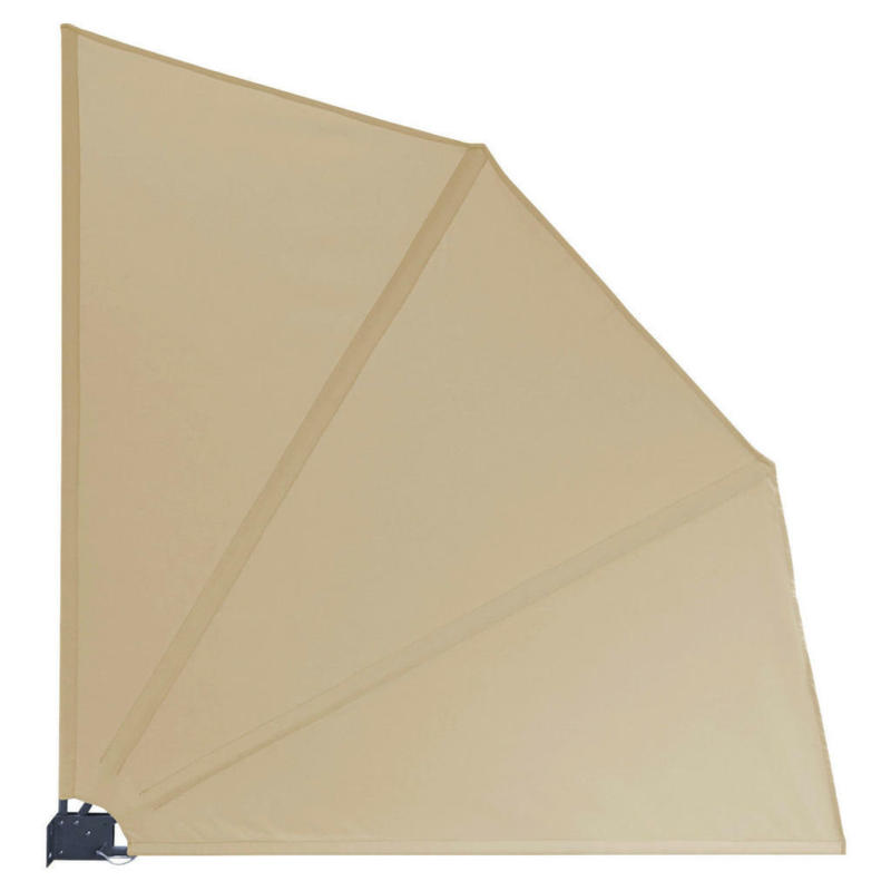 Grasekamp Balkonfächer beige Polyester-Mischgewebe B/L: ca. 140x140 cm