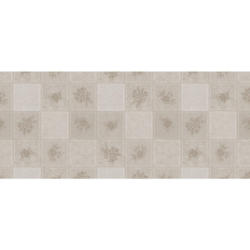 Tischtex Abwaschbarer Tischbelag Karo Floral beige B: ca. 140 cm