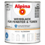 POCO Einrichtungsmarkt Fellbach Alpina Weißlack für Türen & Fenster weiß glänzend ca. 2 l