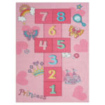 POCO Einrichtungsmarkt Ahlen Merinos Teppich Happy Kids pink B/L: ca. 120x160 cm