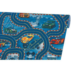Teppichboden pro m² Racers blau B: ca. 400 cm