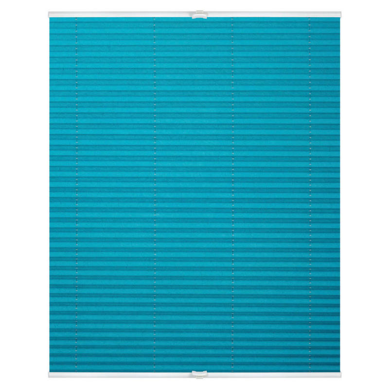 Spannplissee blau B/L: ca. 95x130 cm