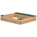 POCO Einrichtungsmarkt Weiden AXI Sandkasten braun Holz B/H/L: ca. 115x22x115 cm
