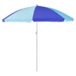 POCO Einrichtungsmarkt Neumünster AXI Sonnenschirm blau Kunststoff H/D: ca. 175x125 cm