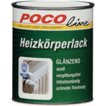 POCO Einrichtungsmarkt Saarlouis POCOline Acryl Heizkörperlack weiß glänzend ca. 0,25 l