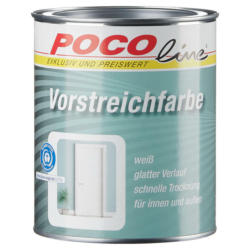POCOline Acryl Vorstreichfarbe weiß matt ca. 0,75 l