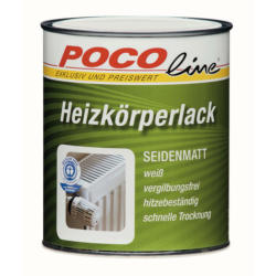 POCOline Acryl Heizkörperlack weiß seidenmatt ca. 0,75 l