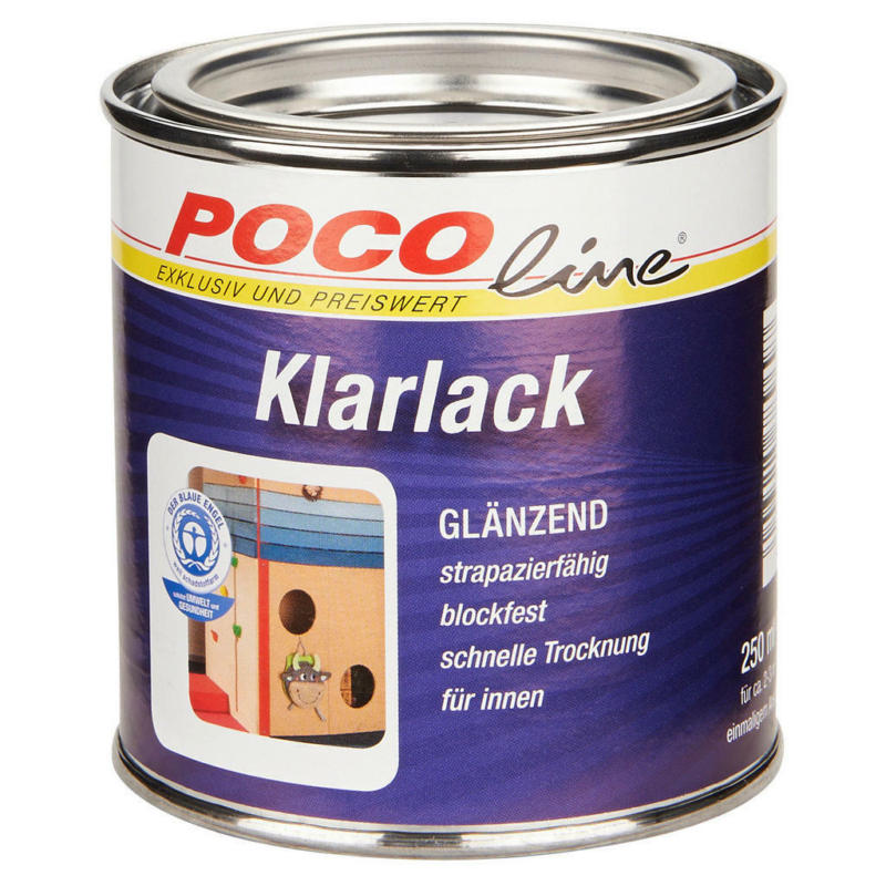 POCOline Acryl Klarlack farblos glänzend ca. 0,25 l