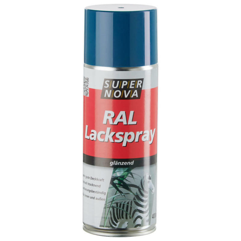 Super-Nova Lackspray enzianblau glänzend ca. 0,4 l