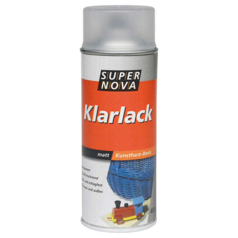 Super-Nova Klarlack Spray farblos matt ca. 0,4 l