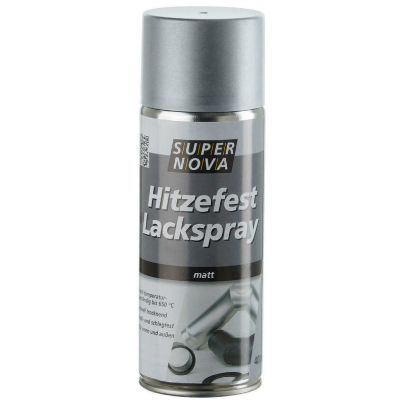 Super-Nova Lackspray Hitzefest silber seidenmatt ca. 0,4 l