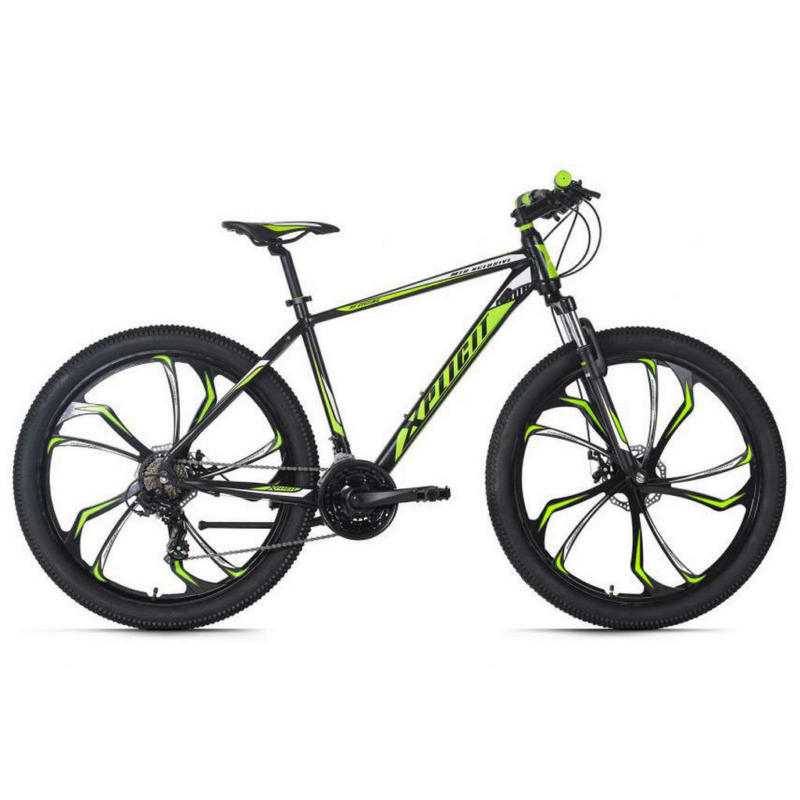 KS-Cycling Mountainbike Hardtail Xplicit 27,5 Zoll Rahmenhöhe 46 cm 21 Gänge schwarz schwarz ca. 27,5 Zoll
