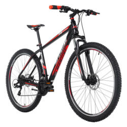 KS-Cycling Mountainbike Hardtail Morzine 29 Zoll Rahmenhöhe 5 cm 21 Gänge schwarz schwarz ca. 29 Zoll