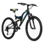 POCO Einrichtungsmarkt Schwedt KS-Cycling Kinder-Mountainbike Zodiac 24 Zoll Rahmenhöhe 38 cm 18 Gänge schwarz schwarz ca. 24 Zoll
