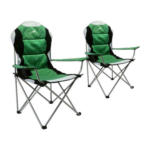 POCO Einrichtungsmarkt Goch VCM Campingstuhl 2er Set grün Polyester B/H/T: ca. 47x90x47 cm