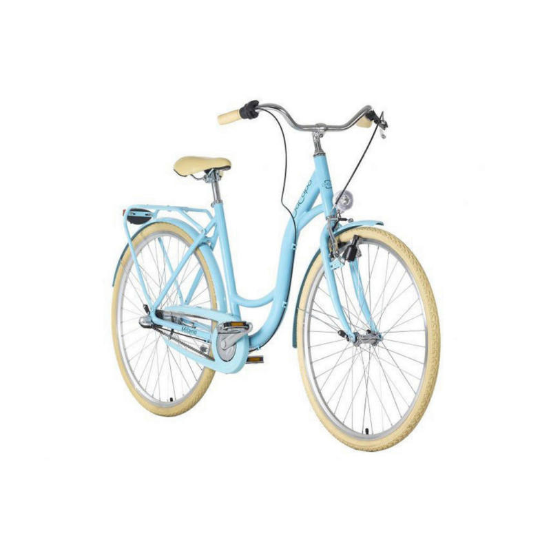 DaCapo City-Bike Milano 156C 28 Zoll Rahmenhöhe 51 cm 3 Gänge blau blau ca. 28 Zoll