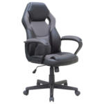 POCO Einrichtungsmarkt Neumünster Gaming-Sessel MATTEO schwarz grau schwarz Kunstleder Netzstoff Kunststoff