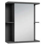 POCO Einrichtungsmarkt Göppingen Spiegelschrank NEBRASKA anthrazit B/H/T: ca. 60x70x25 cm