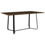POCO Einrichtungsmarkt Minden Tisch TALEA Eiche Old Wood Nachbildung schwarz pulverbeschichtet B/H/T: ca. 160x76x90 cm