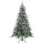 POCO Einrichtungsmarkt Braunschweig Evergreen Weihnachtsbaum Fichte Frost grün PVC H/D: ca. 180x117 cm