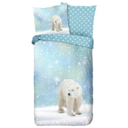 Baumwoll Bettwäsche Icebear Flanell