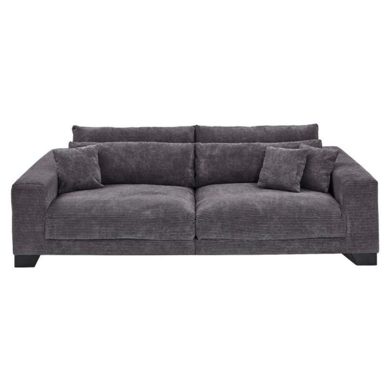 Big Sofa dunkelgrau B/T: ca. 286x141 cm